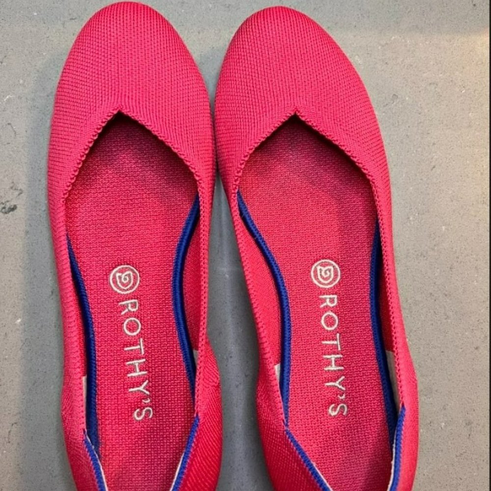 Rothy's The Flat in Hot Pink